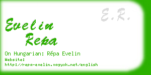 evelin repa business card